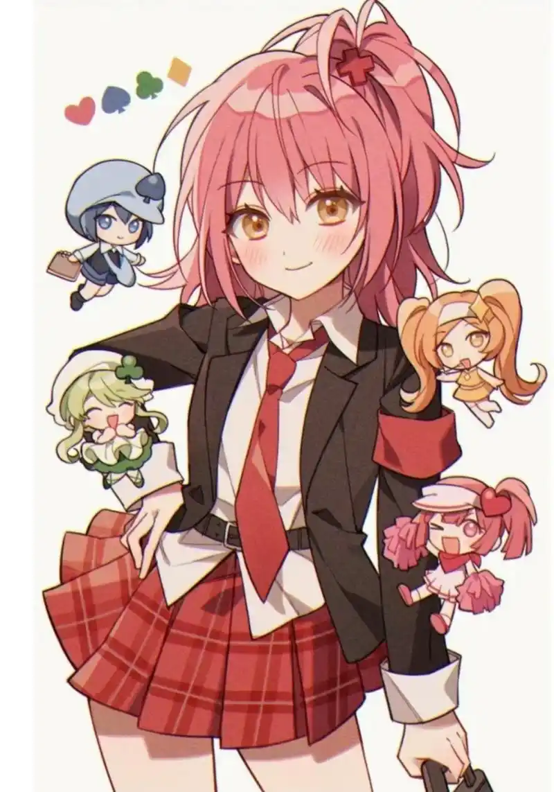 动漫女生站姿半身合集整理    4—6头身