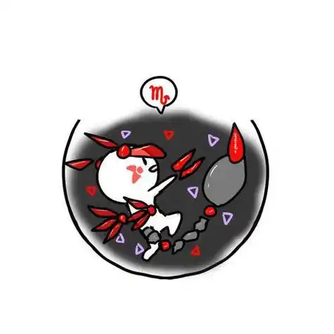 子夕の楼上楼下情侣头像aokake星座系列天蝎座