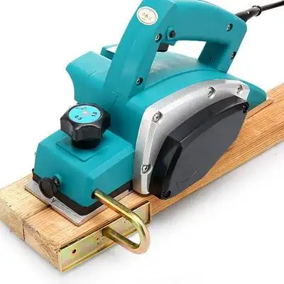 家用木头磨平木工手提式小型多功能刨木机砧板菜板电刨
