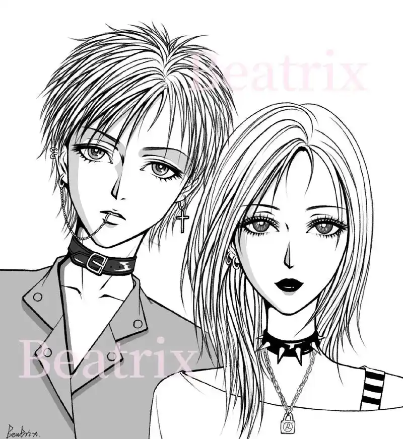 nana双人头像情侣客单.#nana #旧漫 #情侣头像 # - 抖音