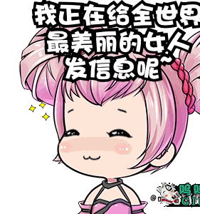 我在给全世界最美的女人发信息