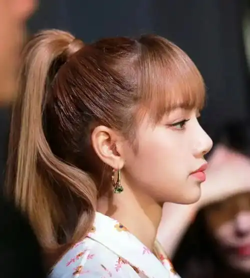 30多张blackpink lisa的侧脸图片 lisa惊艳侧颜照有多美?