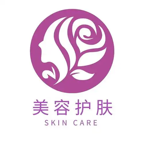 紫色美妆美容护肤产品企业logo