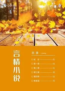 简约直观简洁大气小说目录页