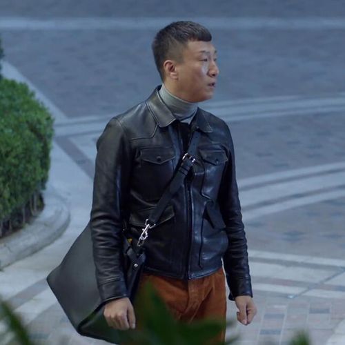 好先生孙红雷同款皮衣夹克皮衣男真皮100%绵羊皮头层机车真皮男装