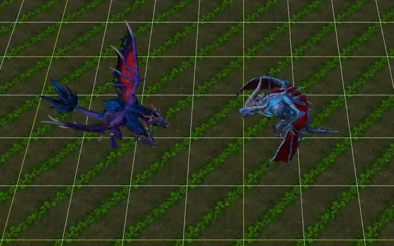 魔兽争霸3:终极兵种奇美拉与冰龙对比,攻击低的,伤害反而更高_腾讯