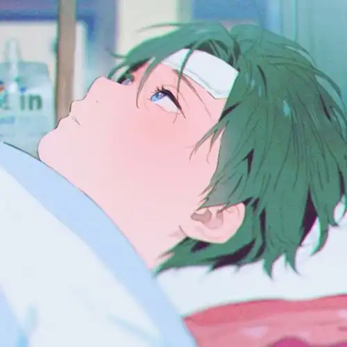 动漫 男生 头像 发烧 脸红