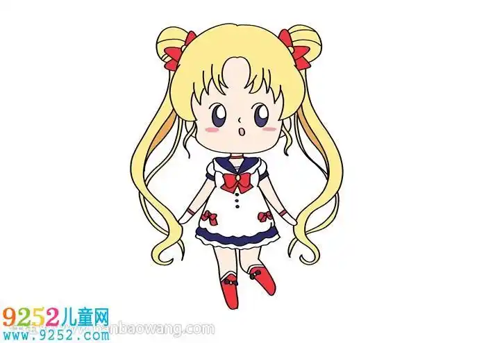 美少女战士q版萌简笔画