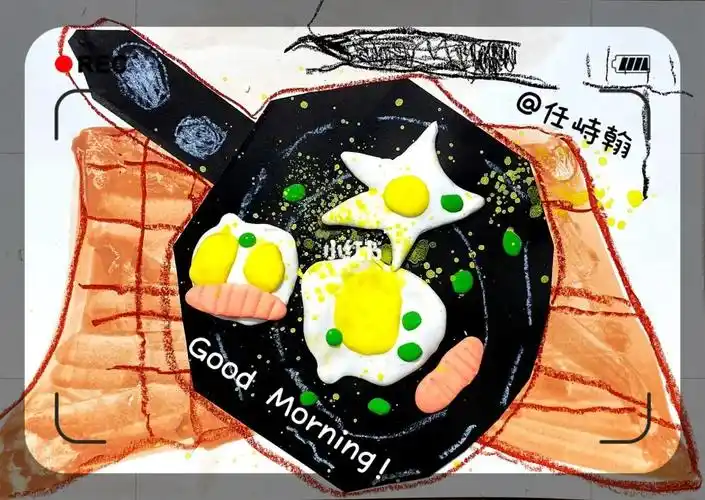 小班小朋友作品～#创意美术  #粘土