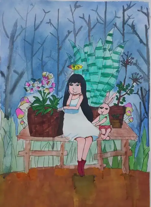 形体和色彩都掌握得比较不错,能够将大的画面效果表达出来.