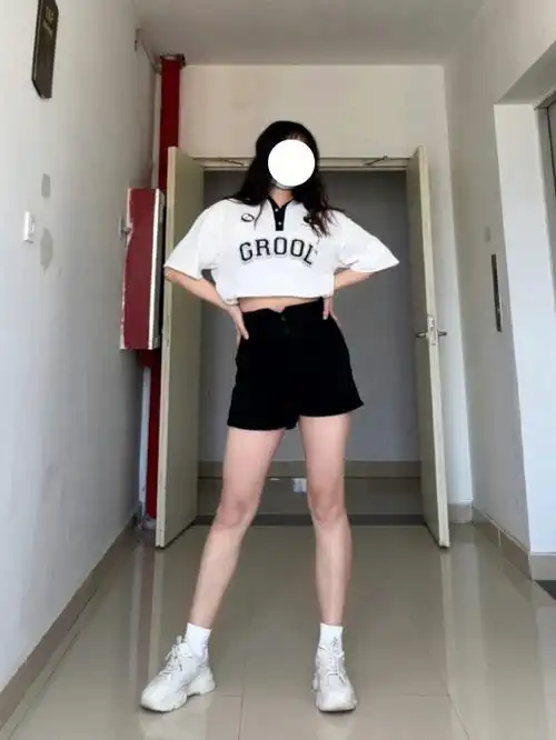 175140斤辣妹夏日高弹小短裤