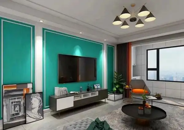 30款海龟梦艺术漆电视背景墙,轻松打造高颜值客厅!