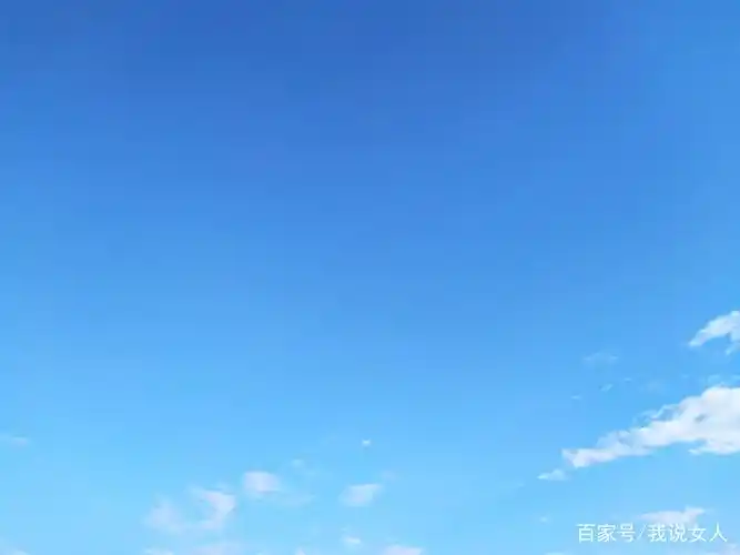 农村大水过后的蓝天,很美