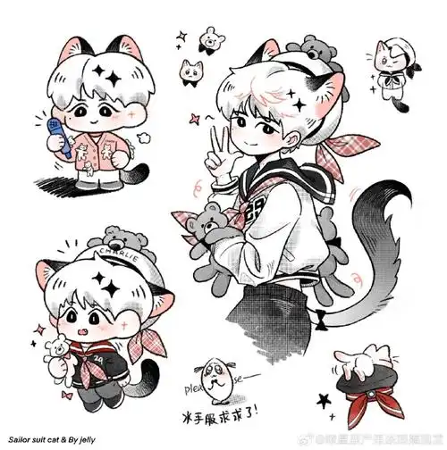 周深粉丝思念成疾#刷到首页各种同品牌长袖水手服和小毛衣后…就仕档