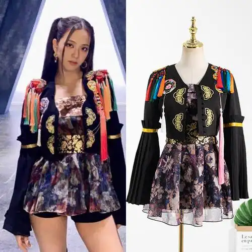 blackpink同款连衣裙