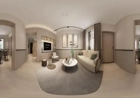 现代全景装修效果图_现代3d装修效果图_装信通网效果图