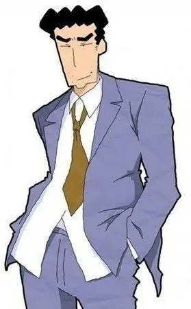 【蜡笔小新爸爸是高富帅!】最近韩国网上出.