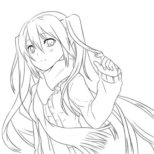 【精选】二次元动漫线稿古风线稿可涂色可临摹黑白单面a4a3店长推荐