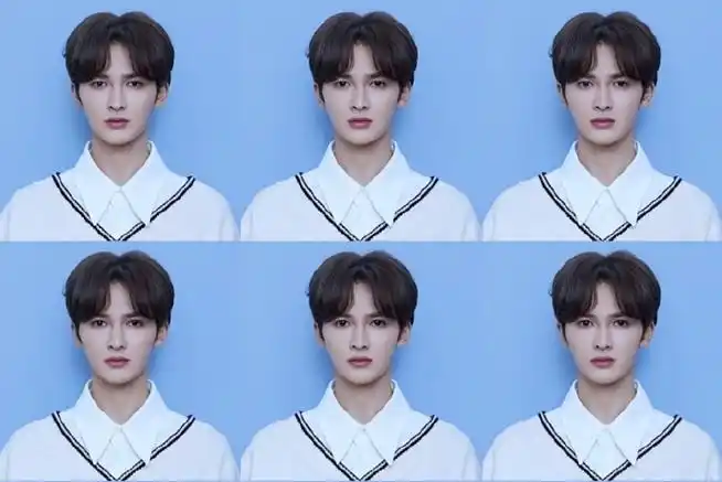 内娱男明星的证件照#朱正廷饭制证件照,人如其名,好"正"!