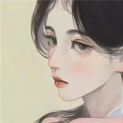 简约干净的手绘头像女生图片大全 高清很独特的优质手绘女头_女生头像