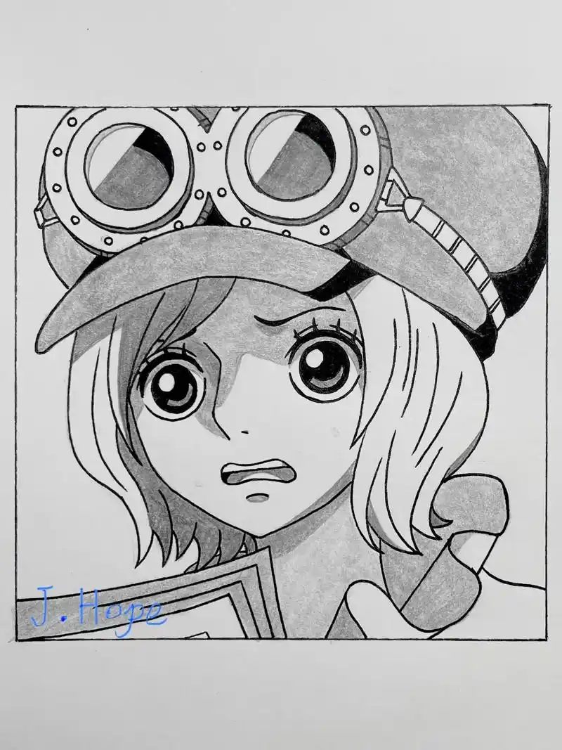 手把手教你画海贼王克尔拉,日本漫画 - 抖音