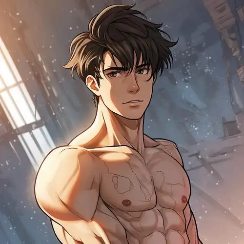 94漫画风男生头像,秀出腹肌!97 想要换个酷炫的头像吗?