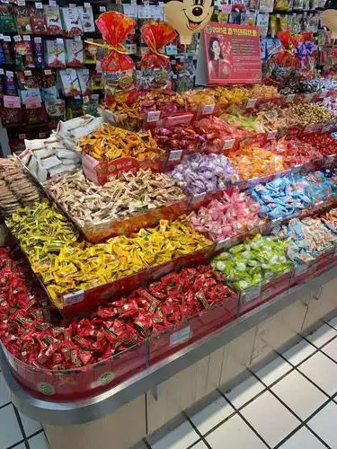 随州十字街店休闲散称糖果陈列图片
