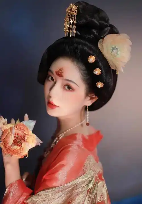 看到穿汉服的小姐姐,我终于明白了_女子_盛唐_发型