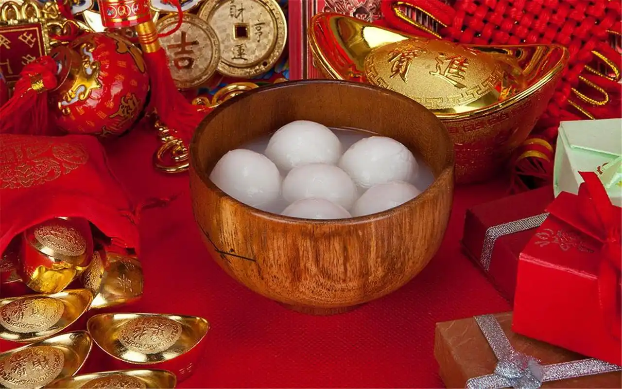 元宵节必吃的美味诱人元宵汤圆高清美食电脑桌面壁纸图片素材下载(1)