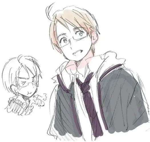 【二次元|动漫|aph|黑塔利亚】【本家图|官方|阿尔弗雷德】