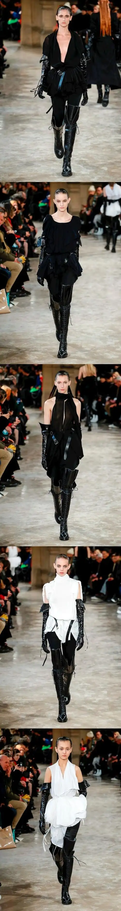 s# s s s | 这季运用了大量的皮革,以黑色为主的ann,长皮靴加皮手套