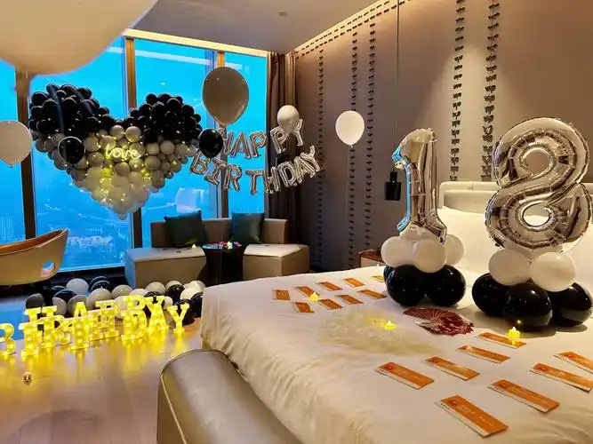 酒店房间生日布置南京小预算生日布置
