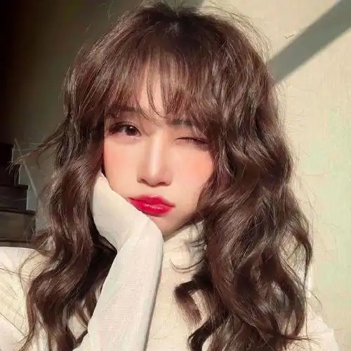 头顶补发片女大波浪长卷发真人发丝遮白发全真发补发顶卷发片假发