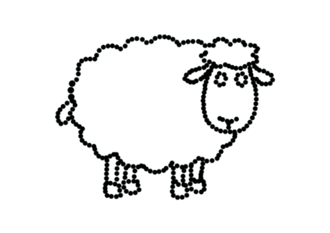 关于点的简笔画