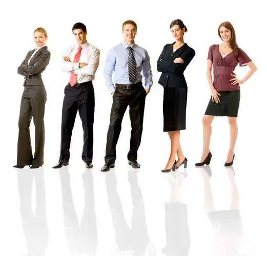 五人组的商业团队高清图片