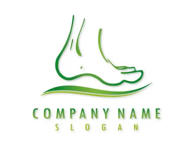 矢量脚状logo设计