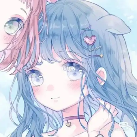 闺蜜头像一左一右蓝粉的 闺蜜头像图片大全 -【爱个性】