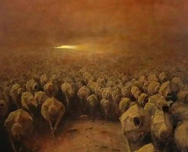 原创他心脏停止10分钟后醒凭记忆画出地狱场景网友看起来吓人