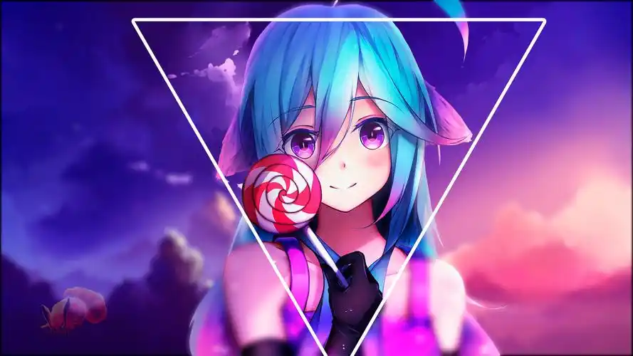 双马尾萌系动漫少女桌面壁纸_卡通动漫_壁纸下载_美桌网