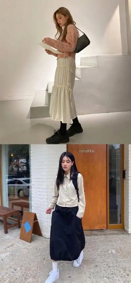 韩国女生的运动鞋夏秋日常穿搭合集……__财经头条