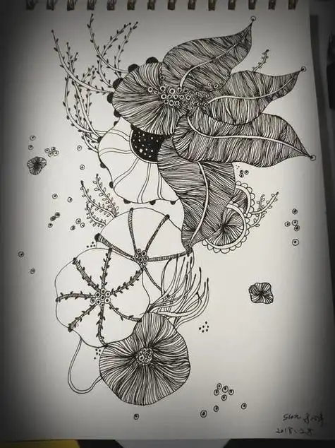 点线面黑白装饰画点线面黑白装饰画素材