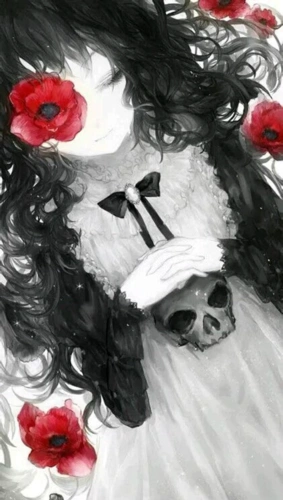 动漫二次元暗黑系美少女壁纸,一切都不是真的,这不是我的世界