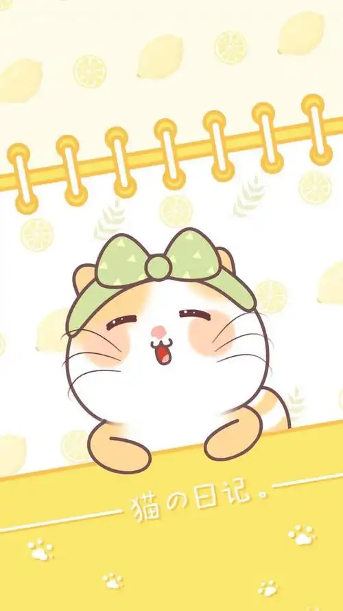 可爱的卡通猫咪