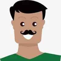 卡通八字胡须头像_微信头像图片大全