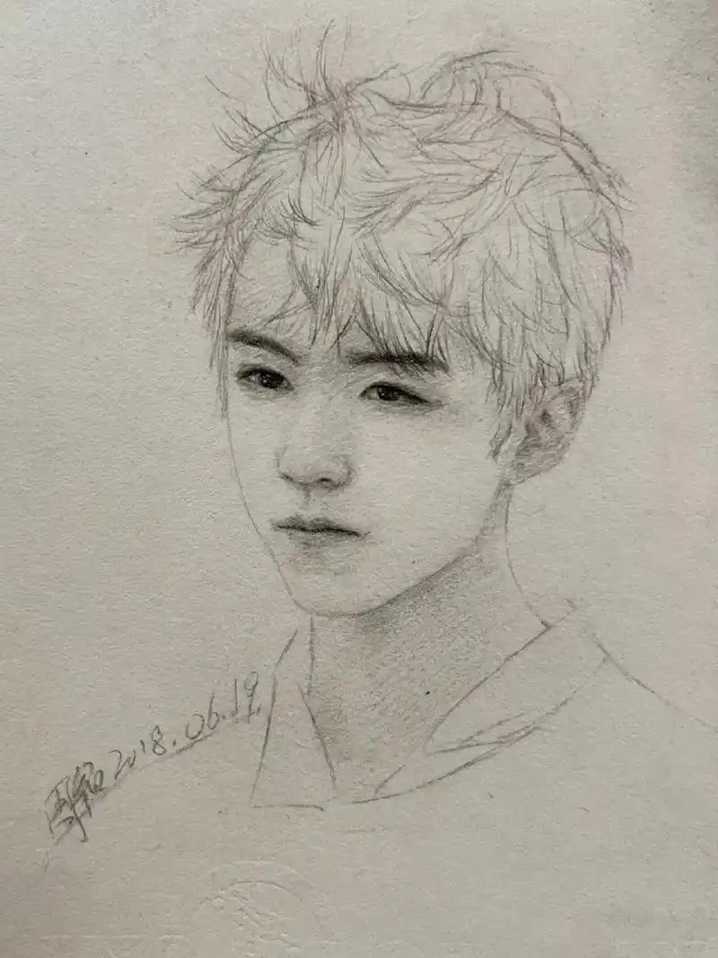 你们要的王俊凯 #寻找小红书绘画大神# #每日一画画##王俊凯# #tfboys