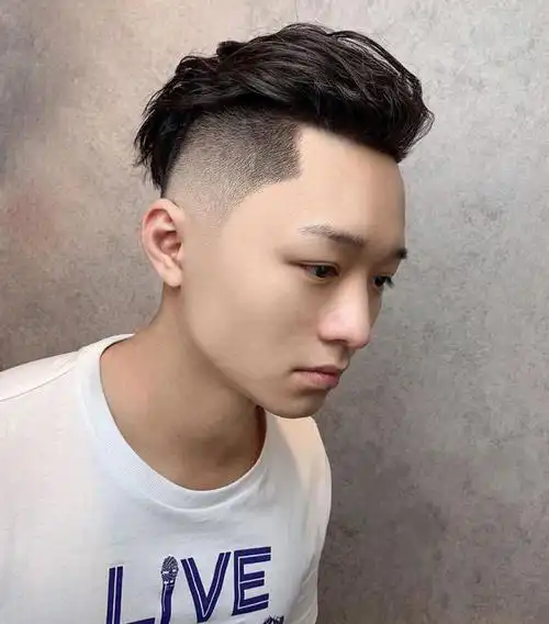 头发往后倒的发型,男生都该尝试但是,如果每个男生都留上面这种"短