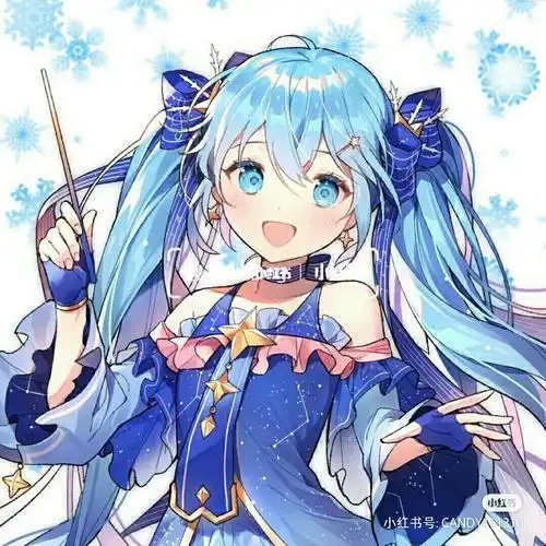初音未来cp头像初音未来头像一黑一白