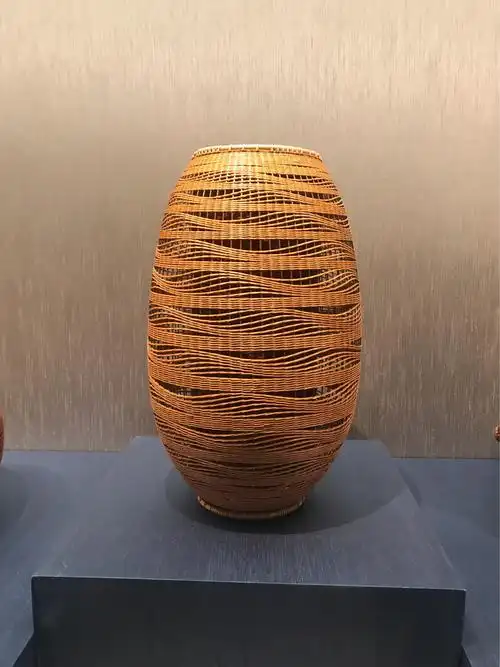 精美的日本竹编工艺品