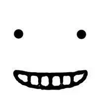 简约白底笑脸图头像【点击鼠标右键下载】