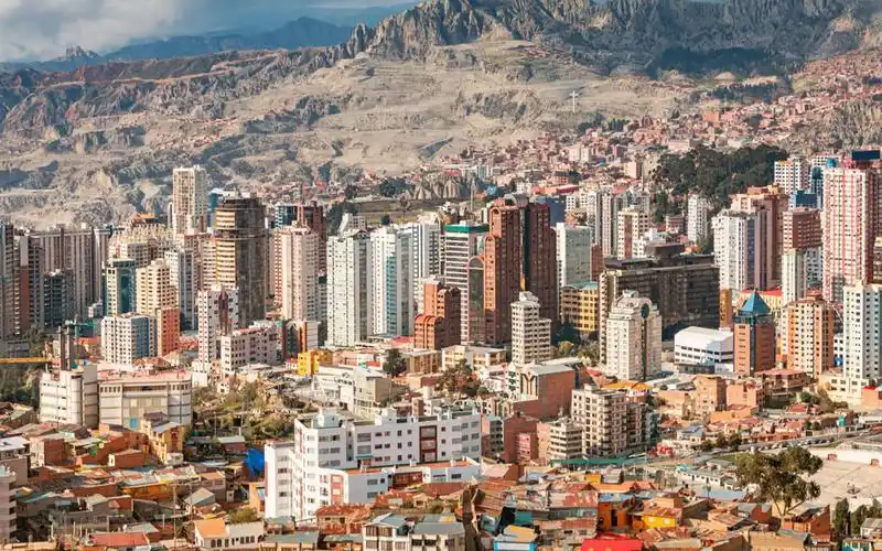 世界海拔最高的首都玻利维亚首都拉巴斯ciudaddelapazbolivia2020